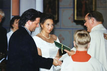 Brautpaar in der Kirche